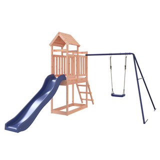 Outdoor Playset Solid Wood Douglas - Giant Lobelia