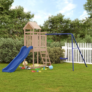 Outdoor Playset Solid Wood Pine - Giant Lobelia