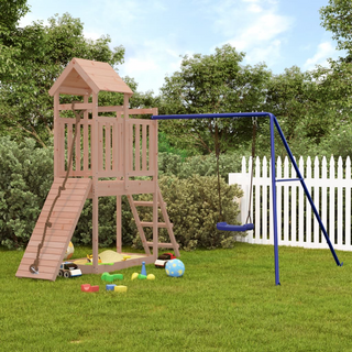 Outdoor Playset Solid Wood Douglas - Giant Lobelia