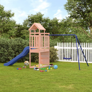 Outdoor Playset Solid Wood Douglas - Giant Lobelia