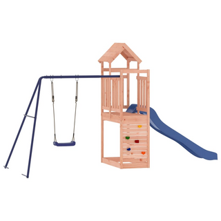 Outdoor Playset Solid Wood Douglas - Giant Lobelia