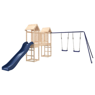 Outdoor Playset Solid Wood Pine - Giant Lobelia