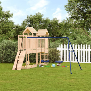 Outdoor Playset Solid Wood Pine - Giant Lobelia