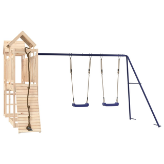 Outdoor Playset Solid Wood Pine - Giant Lobelia