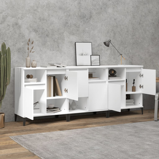 Sideboards 3 pcs White 60x35x70 cm Engineered Wood - Giant Lobelia