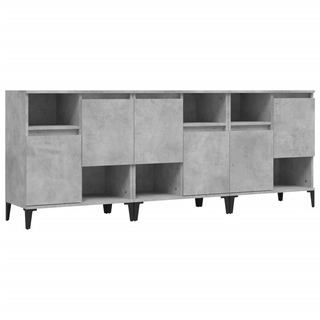 vidaXL Sideboards 3 pcs Concrete Grey 60x35x70 cm Engineered Wood - Giant Lobelia