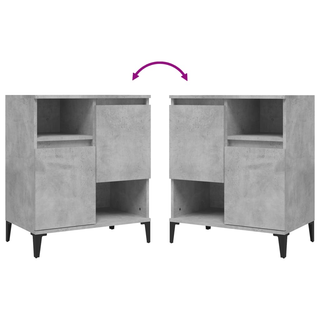 vidaXL Sideboards 3 pcs Concrete Grey 60x35x70 cm Engineered Wood - Giant Lobelia