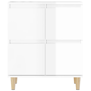 Sideboards 3 pcs High Gloss White 60x35x70 cm Engineered Wood - Giant Lobelia