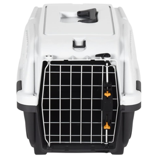 vidaXL Pet Carrier with Metal Door 48x31.5x31 cm Polypropylene - Giant Lobelia