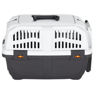 vidaXL Pet Carrier with Metal Door 48x31.5x31 cm Polypropylene - Giant Lobelia