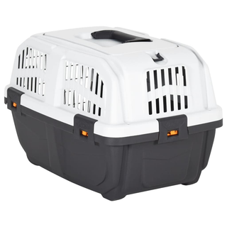 vidaXL Pet Carrier with Metal Door 48x31.5x31 cm Polypropylene - Giant Lobelia