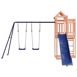 Outdoor Playset Solid Wood Douglas - Giant Lobelia