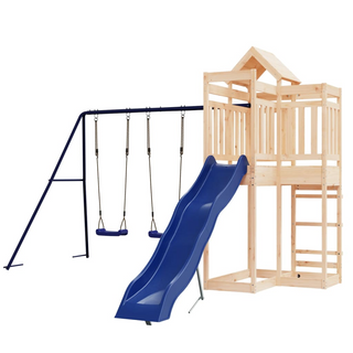 Outdoor Playset Solid Wood Pine - Giant Lobelia