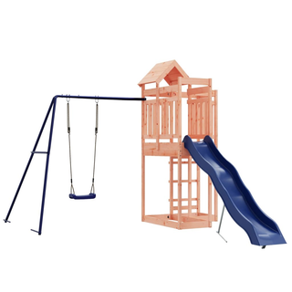 Outdoor Playset Solid Wood Douglas - Giant Lobelia