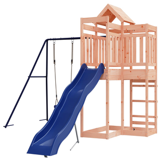 Outdoor Playset Solid Wood Douglas - Giant Lobelia