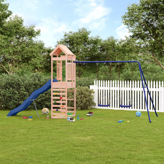 Outdoor Playset Solid Wood Douglas - Giant Lobelia