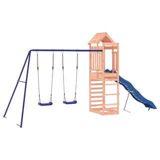 Outdoor Playset Solid Wood Douglas - Giant Lobelia