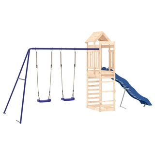 Outdoor Playset Solid Wood Pine - Giant Lobelia