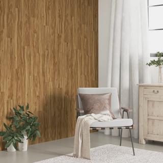 vidaXL Wall Panels Wood Look Brown PVC 4.12 m² - Giant Lobelia