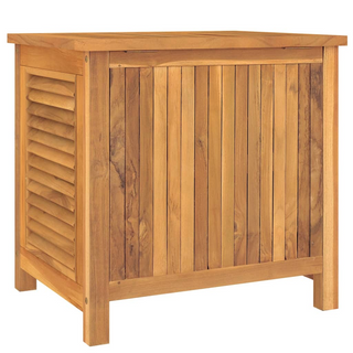 vidaXL Garden Storage Box with Bag 60x50x58 cm Solid Wood Teak - Giant Lobelia