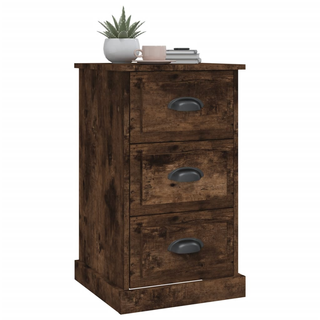 Bedside Cabinet Smoked Oak 39x39x67 cm Engineered Wood - Giant Lobelia