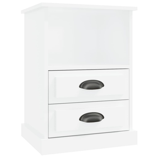 Bedside Cabinets 2 pcs High Gloss White 43x36x60 cm - Giant Lobelia