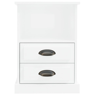 Bedside Cabinets 2 pcs High Gloss White 43x36x60 cm - Giant Lobelia