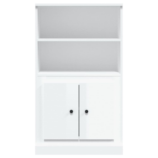 Highboard High Gloss White 60x35.5x103.5 cm Engineered Wood - Giant Lobelia