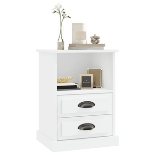 Bedside Cabinets 2 pcs White 43x36x60 cm - Giant Lobelia