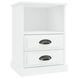 Bedside Cabinet White 43x36x60 cm - Giant Lobelia