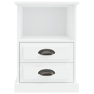 Bedside Cabinet White 43x36x60 cm - Giant Lobelia