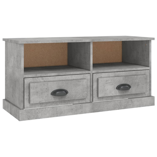 TV Cabinet Concrete Grey 93x35.5x45 cm Engineered Wood - Giant Lobelia