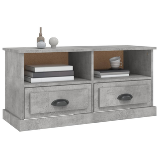 TV Cabinet Concrete Grey 93x35.5x45 cm Engineered Wood - Giant Lobelia