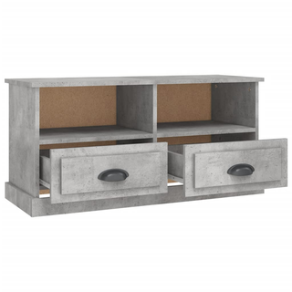 TV Cabinet Concrete Grey 93x35.5x45 cm Engineered Wood - Giant Lobelia