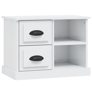 vidaXL Bedside Cabinet High Gloss White 60x35.5x45 cm - Giant Lobelia