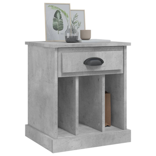 Bedside Cabinet Concrete Grey 43x36x50 cm - Giant Lobelia