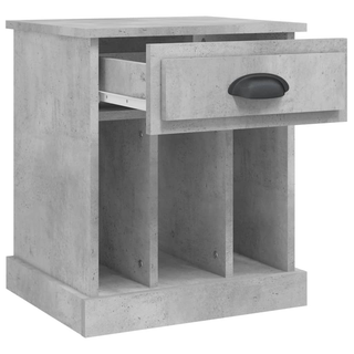 Bedside Cabinet Concrete Grey 43x36x50 cm - Giant Lobelia