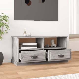 TV Cabinet Grey Sonoma 93x35.5x45 cm Engineered Wood - Giant Lobelia