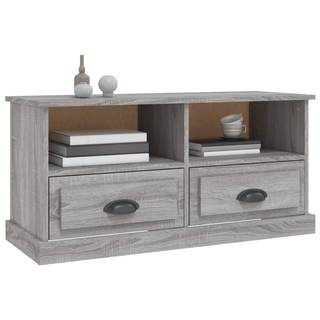 TV Cabinet Grey Sonoma 93x35.5x45 cm Engineered Wood - Giant Lobelia