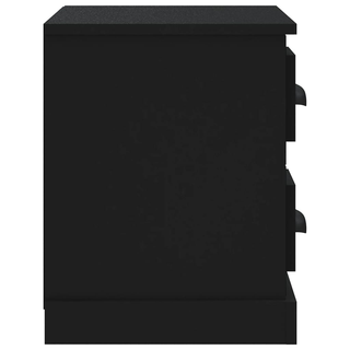 Bedside Cabinet Black 60x35.5x45 cm - Giant Lobelia