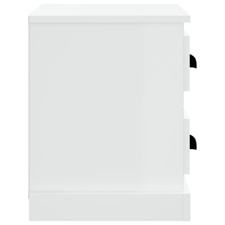 Bedside Cabinet White 60x35.5x45 cm - Giant Lobelia