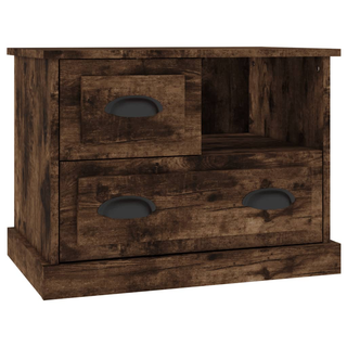 Bedside Cabinet Smoked Oak 60x39x45 cm - Giant Lobelia