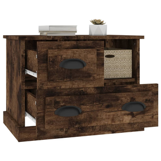 Bedside Cabinet Smoked Oak 60x39x45 cm - Giant Lobelia