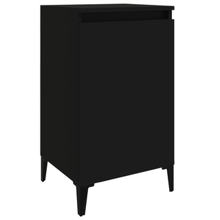 Bedside Cabinets 2 pcs Black 40x35x70 cm Engineered Wood - Giant Lobelia