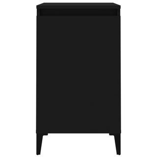 Bedside Cabinets 2 pcs Black 40x35x70 cm Engineered Wood - Giant Lobelia