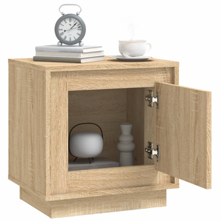 Bedside Cabinet Sonoma Oak 44x35x45 cm Engineered Wood - Giant Lobelia