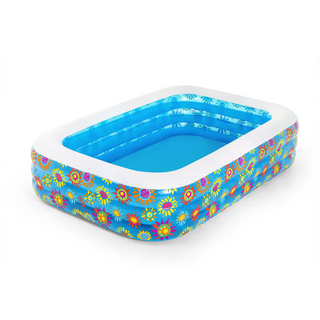 Bestway Inflatable Kids Pool Blue 229x152x56 cm - Giant Lobelia