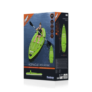 Bestway Hydro-Force Koracle Inflatable Kayak - Giant Lobelia