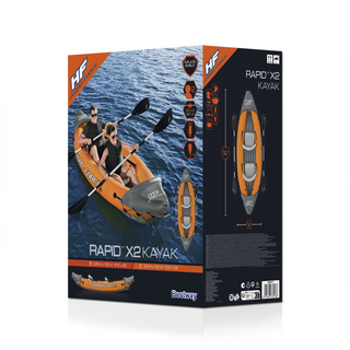 Bestway Hydro-Force Rapid x2 Inflatable Kayak Set - Giant Lobelia