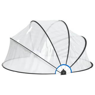 vidaXL Pool Dome Round 315x158 cm PVC - Giant Lobelia